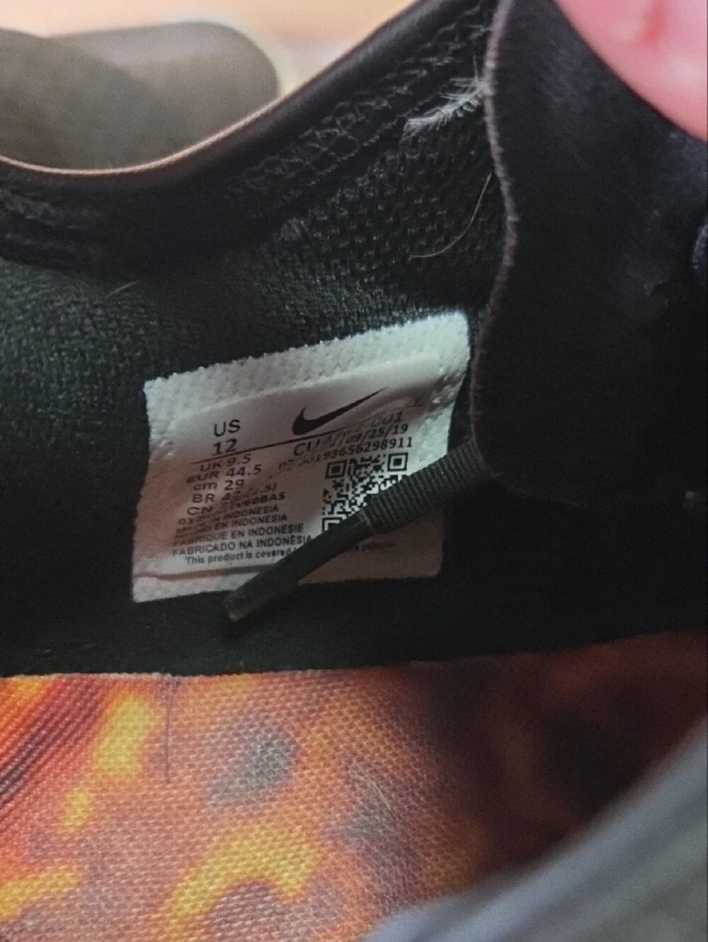 Nike Air Max Motion 2 2019 Size 12 Black/white/brownish
